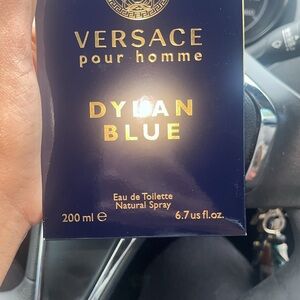 Versace Dylan Blue Box in Navy Blue and Gold